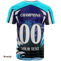 sharks rugby t shirt custom final series champions sharks rugby league player and number t shirt