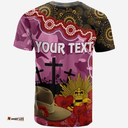 lions football anzac 2023 t shirt aboriginal mix slouch hat