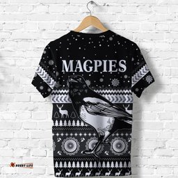 magpies christmas t shirt indigenous collingwood football