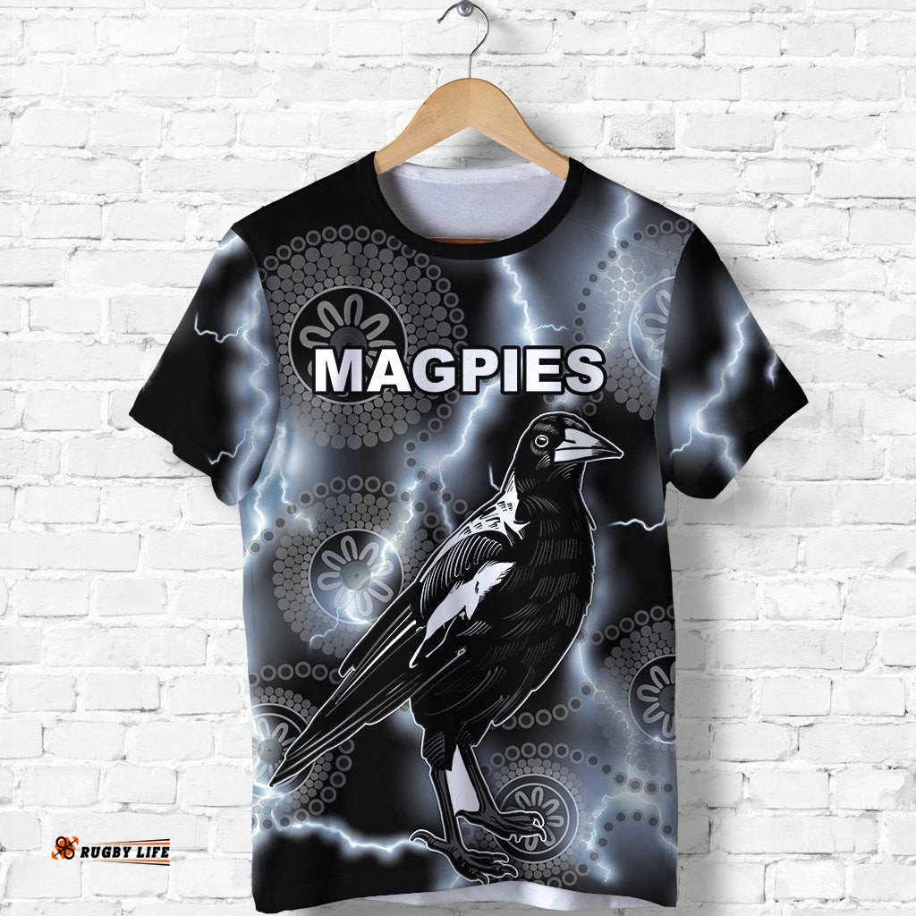 magpies flash newest t shirt collingwood style