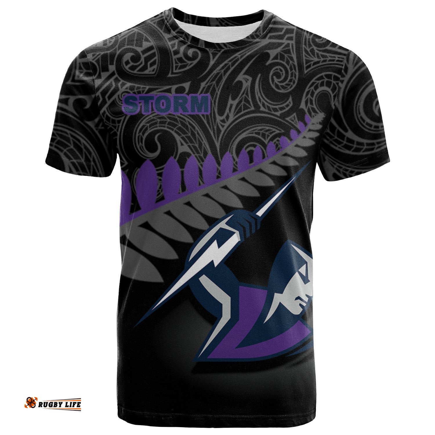 melbourne storm t shirt rugby maori nrl 0