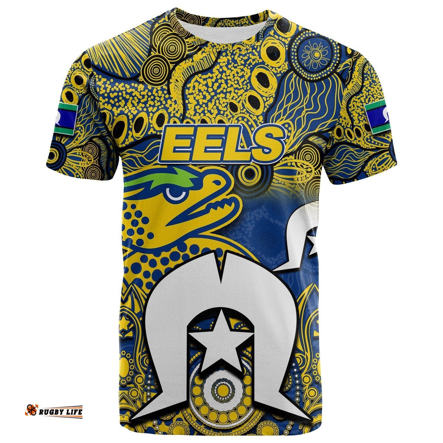 custom personalised eels torres strait islanders mix aboriginal t shirt no.1
