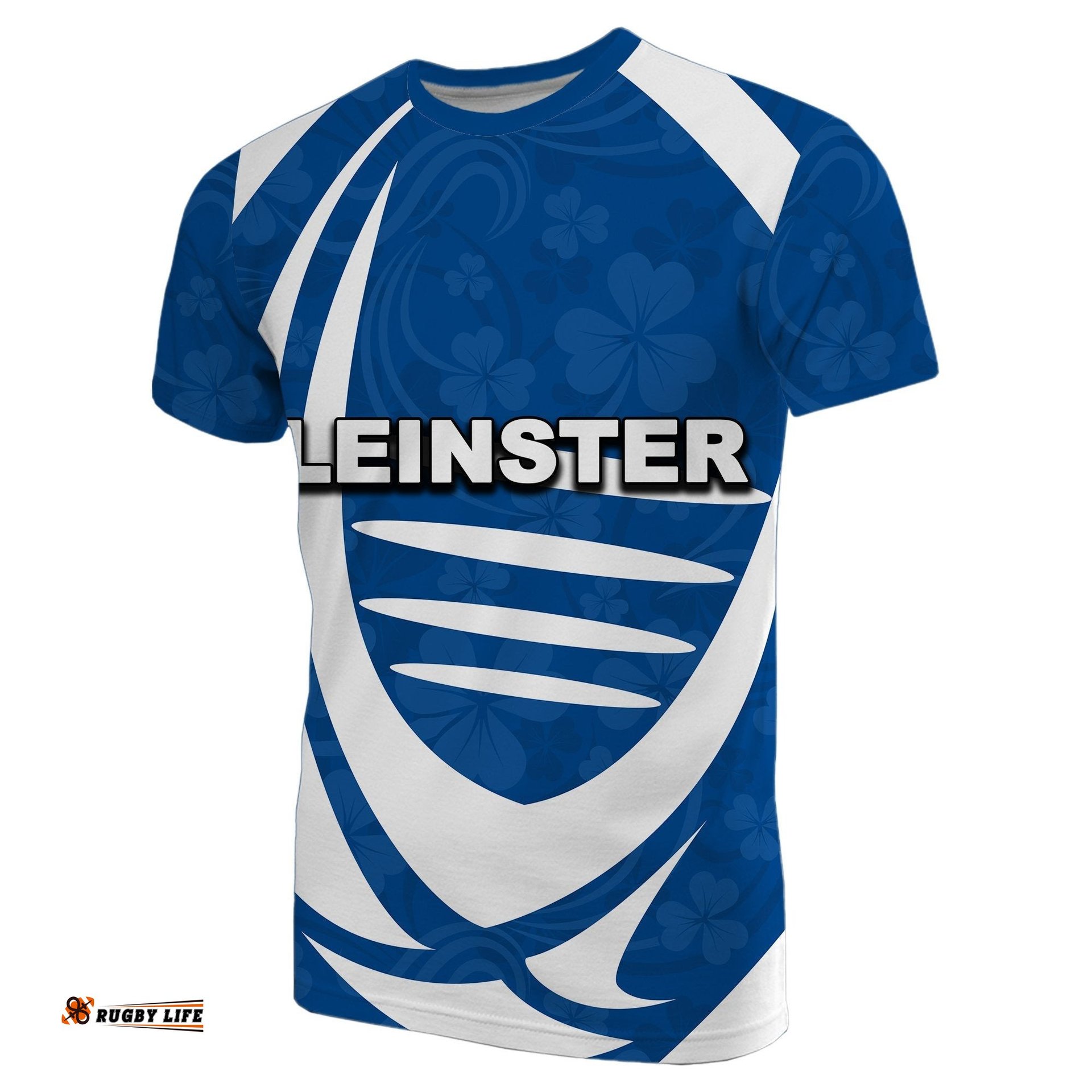leinster rugby t shirt shamrock