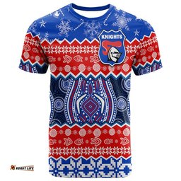 knights aboriginal rugby novocastrians christmas vibe t shirt