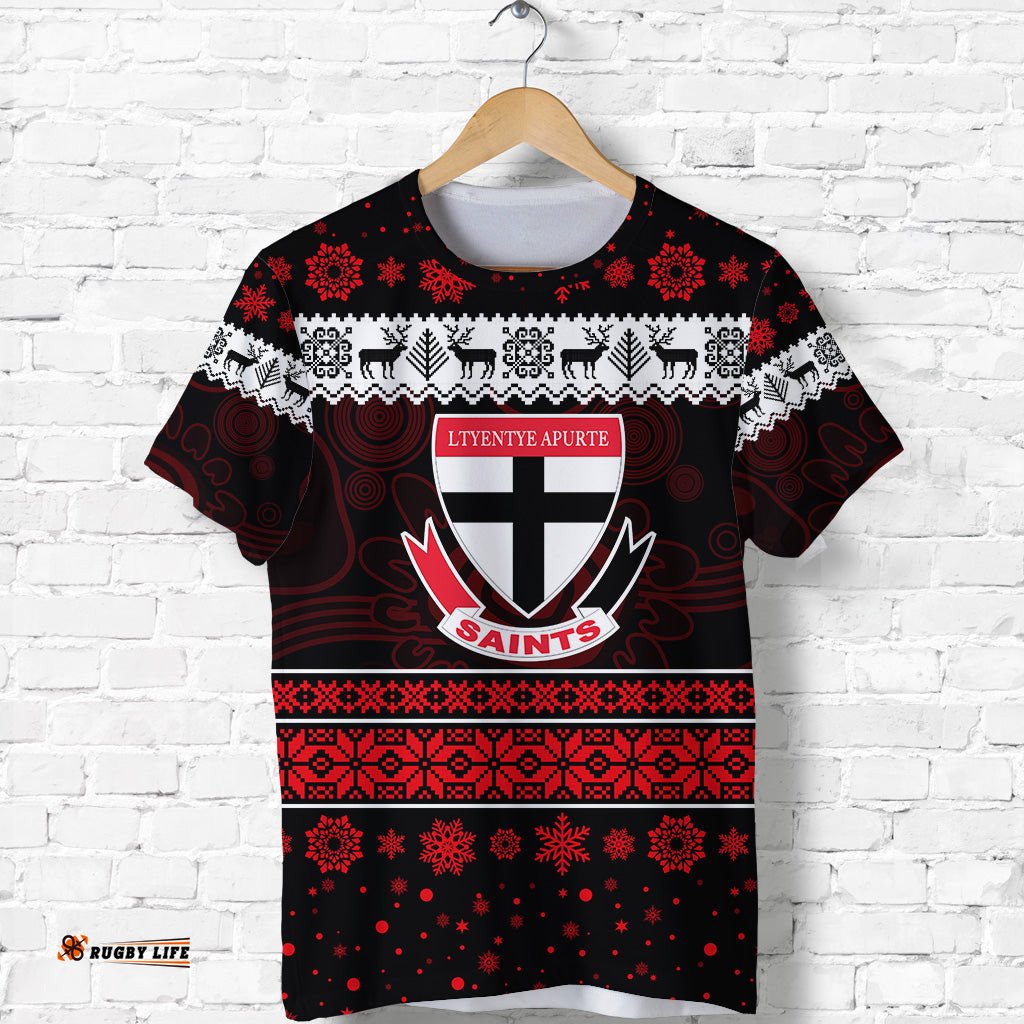 ltyentye apurte saints football club t shirt christmas simple style
