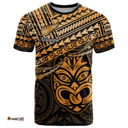 matariki new zealand t shirt maori new year tiki gold version