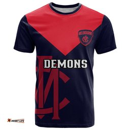 melbourne football 2023 t shirt go demons sporty style