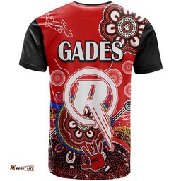 melbourne renegades t shirt cricket indigenous aboriginal lizard version