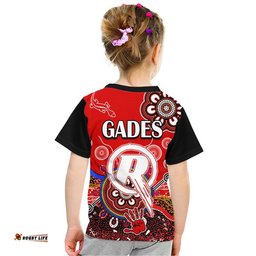 melbourne renegades t shirt cricket indigenous aboriginal lizard version