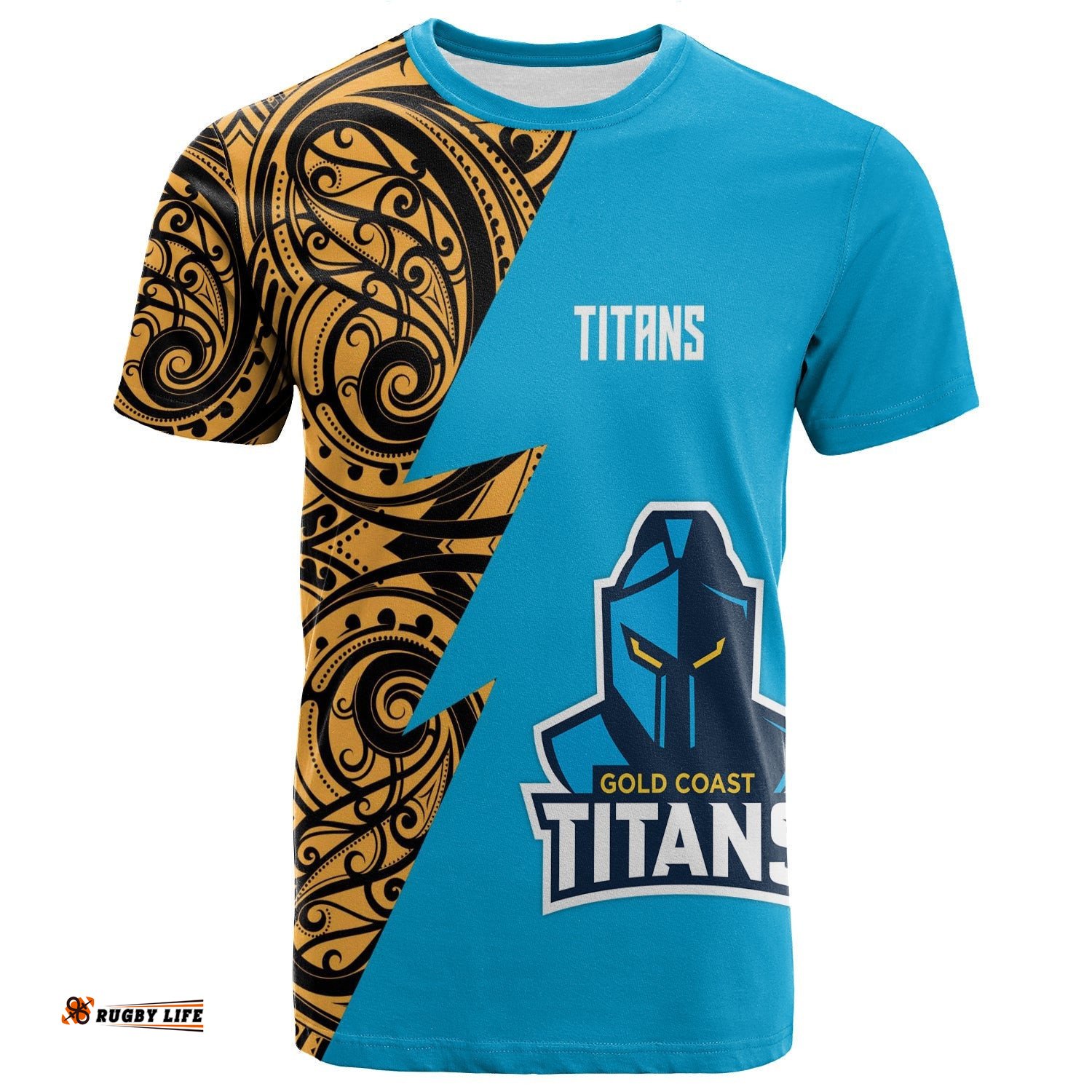 gold coast titans t shirt maori original nrl 0
