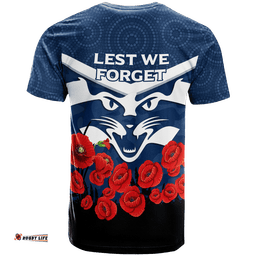 geelong cats anzac day t shirt indigenous art