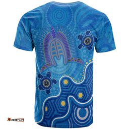torres strait personalised t shirt dhari and turtle bn25