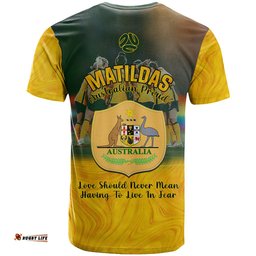 matildas pride t shirt lgbt kangaroo australian proud