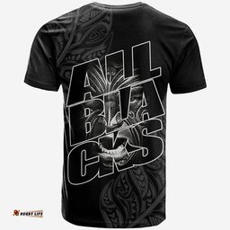 maori face tattoo all black rugby t shirt