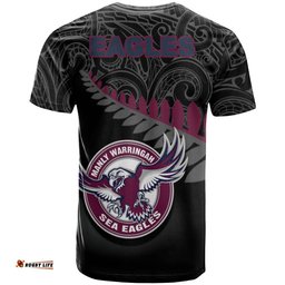 manly warringah sea eagles t shirt rugby maori nrl 0