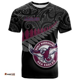 manly warringah sea eagles t shirt rugby maori nrl 0