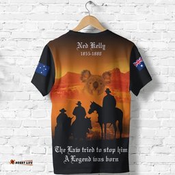 Amazing Aussie Australia T-Shirt Anzac T-Shirt Lest We Forget Kangaroo Koala Sunset