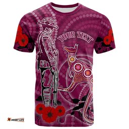 maroons rugby t shirt custom anzac maroons rugby t shirt rlt13
