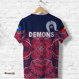 melbourne demons indigenous t shirt football naidoc week style