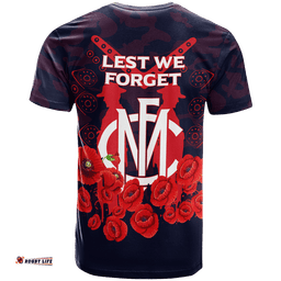 melbourne demons anzac day indigenous art t shirt