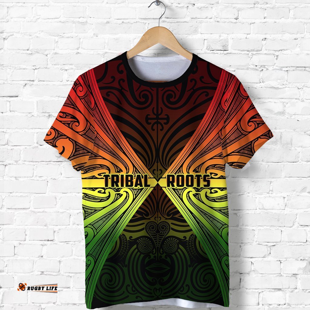 maori shirt aotearoa rasta tribal roots t shirt