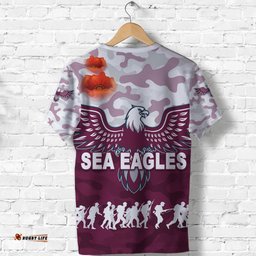 manly warringah t shirt sea eagles anzac day camouflage vibes