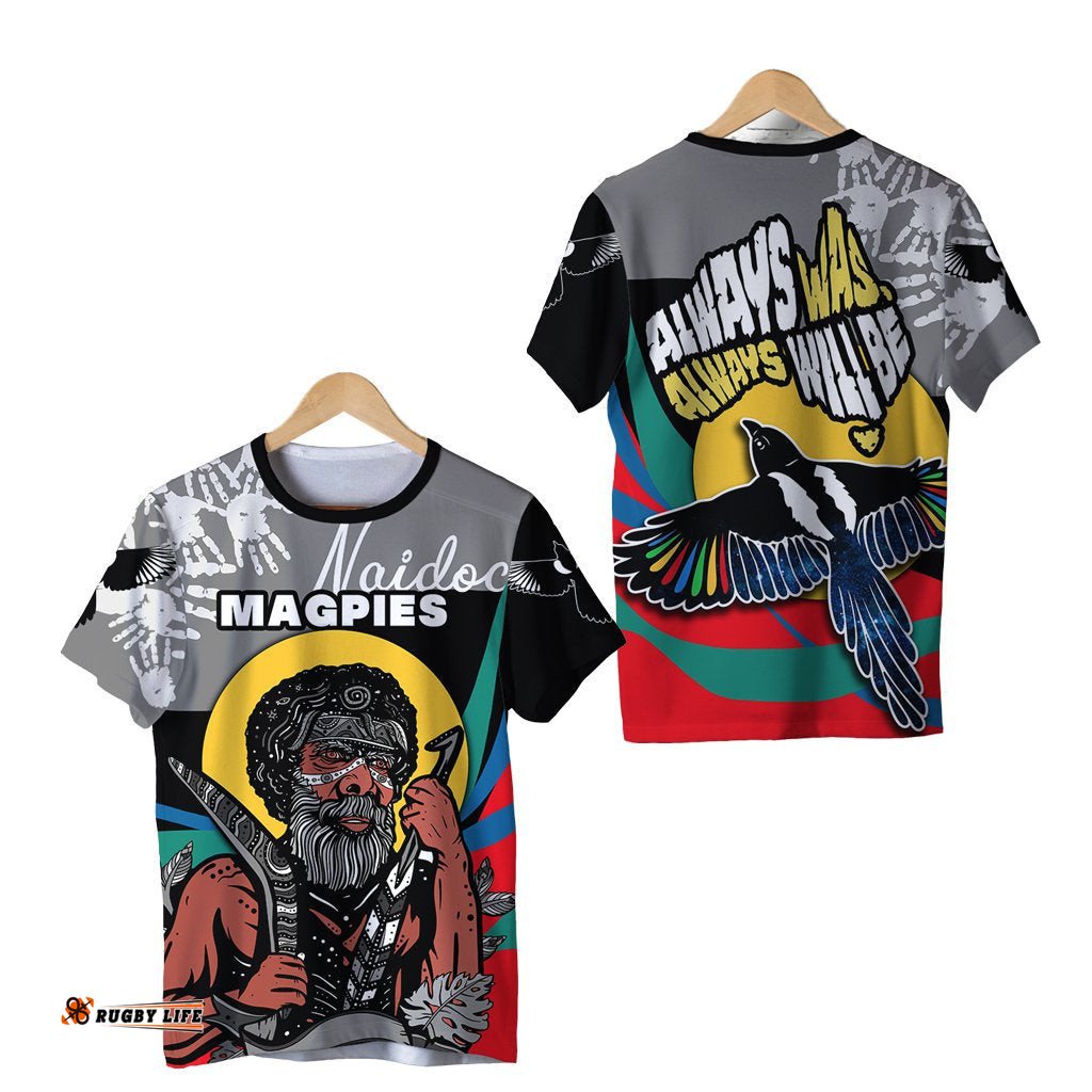 magpies naidoc week t shirt collingwood indigenous special style