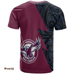 manly warringah sea eagles t shirt maori original nrl 0