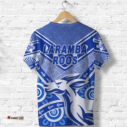 laramba roos football club t shirt kangaroos indigenous style