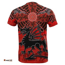 st george illawarra dragons t shirt anzac day aboriginal