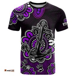 custom personalised afl fremantle dockers 1994 aboriginal t shirt