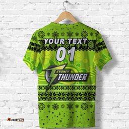 custom personalised sydney thunder t shirt christmas simple style