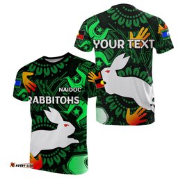 custom personalised naidoc rabbitohs t shirt naidoc patterns