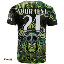 custom personalised nrl canberra raiders rugby 1981 aboriginal t shirt