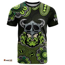 custom personalised nrl canberra raiders rugby 1981 aboriginal t shirt