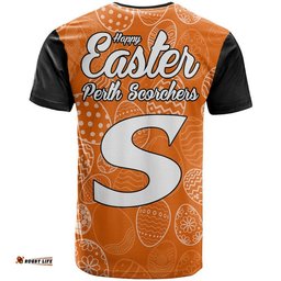 perth scorchers cricket happy easter day t shirt simple style