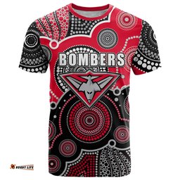 custom personalised and number bombers afl t shirt aboriginal patterns