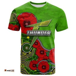 custom personalised anzac day sydney thunder army mix aboriginal t shirt