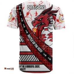 Amazing Aussie St. George Illawarra Dragons T-Shirt - Theme Song For With Sporty Style