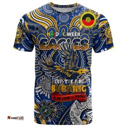 custom west coast eagles naidoc week 2024 t shirt mascot football dt02Amazing Aussie