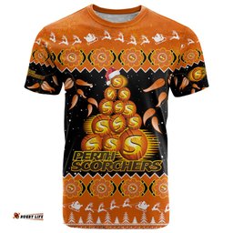 perth scorchers cricket christmas t shirt merry xmas 2023 indigenous art