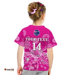 custom text and number sydney sixers t shirt cricket indigenous australian art ver02