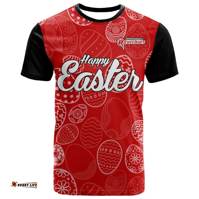 custom personalised melbourne renegades cricket happy easter day t shirt simple style