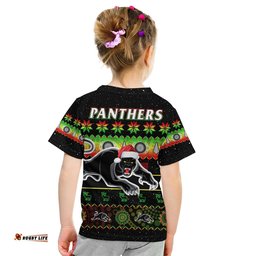 penrith panthers christmas t shirt the riff aboriginal art merry xmas