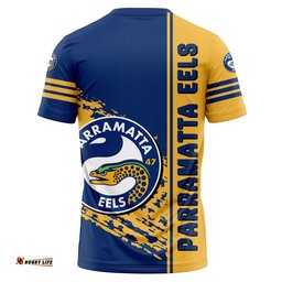 parramatta eels t shirt quarter style nrl 0