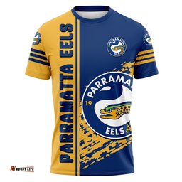 parramatta eels t shirt quarter style nrl 0