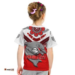 custom personalised dolphins rugby t shirt redcliffe come back stronger