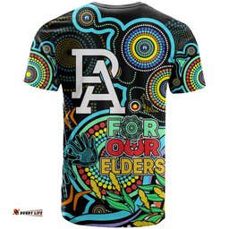 port adelaide football aboriginal art t shirt naidoc indigenous tribal