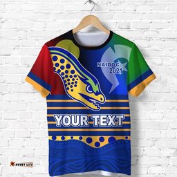 custom personalised eels naidoc week t shirt parramatta