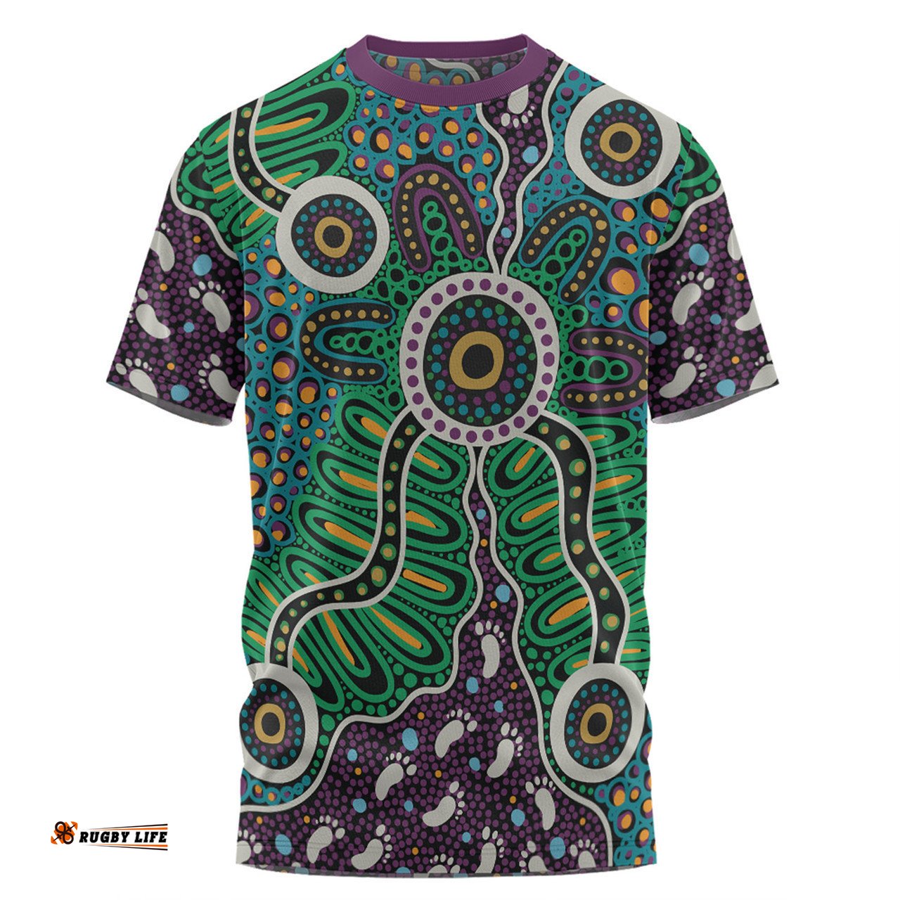Amazing Aussie Australia Aboriginal T-shirt - A Dot Painting In The Style Of Indigenous Australian Art T-shirt